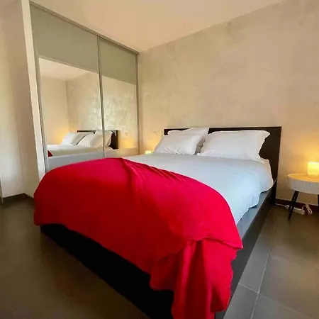 公寓 Superbe Appartement, Piscine, Vue Mer Et Montagnes