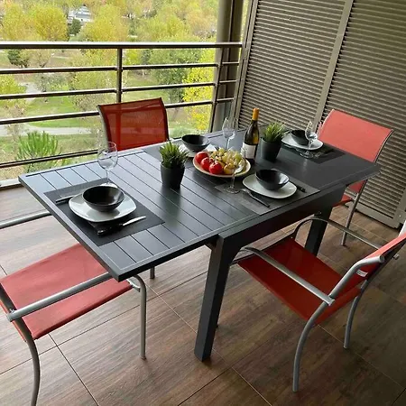 Superbe Appartement, Piscine, Vue Mer Et Montagnes * 昂蒂布