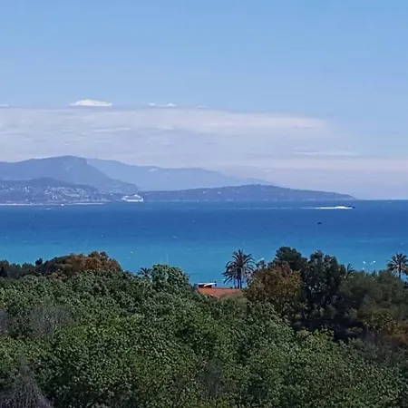 Superbe Appartement, Piscine, Vue Mer Et Montagnes 昂蒂布