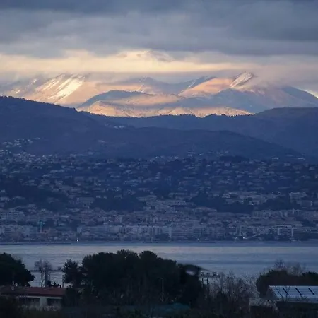 Superbe Appartement, Piscine, Vue Mer Et Montagnes 公寓 昂蒂布